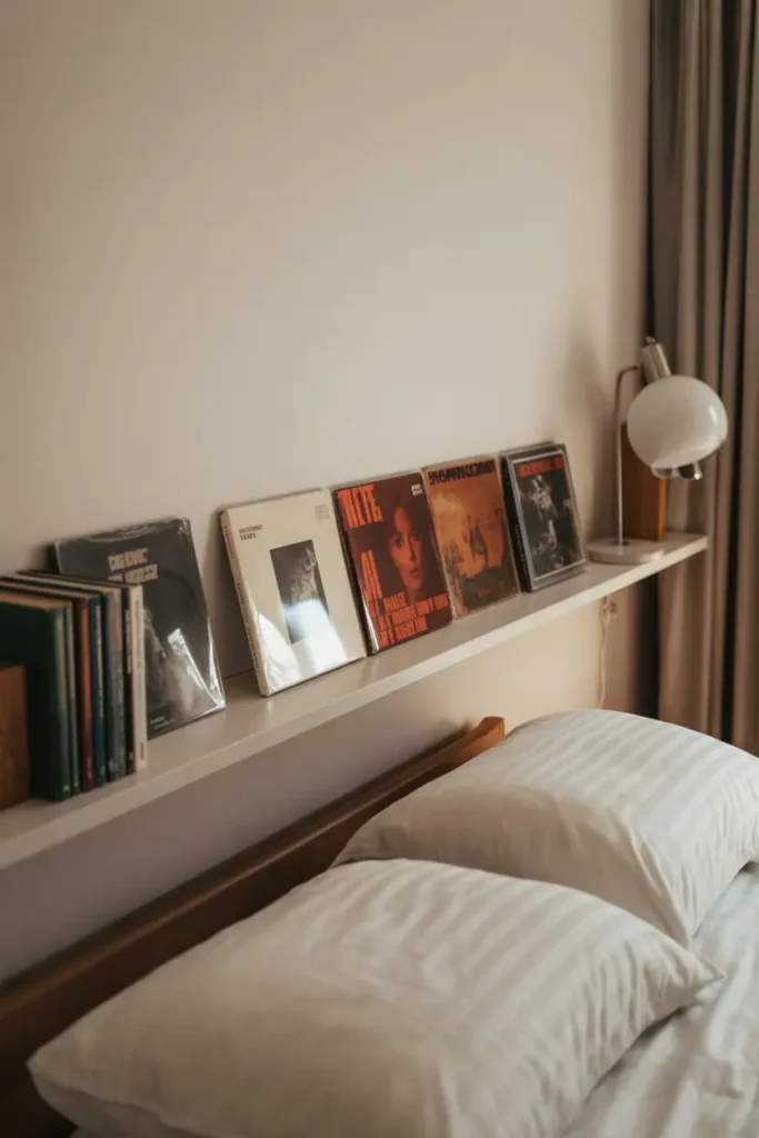 Bedside Record Ledge