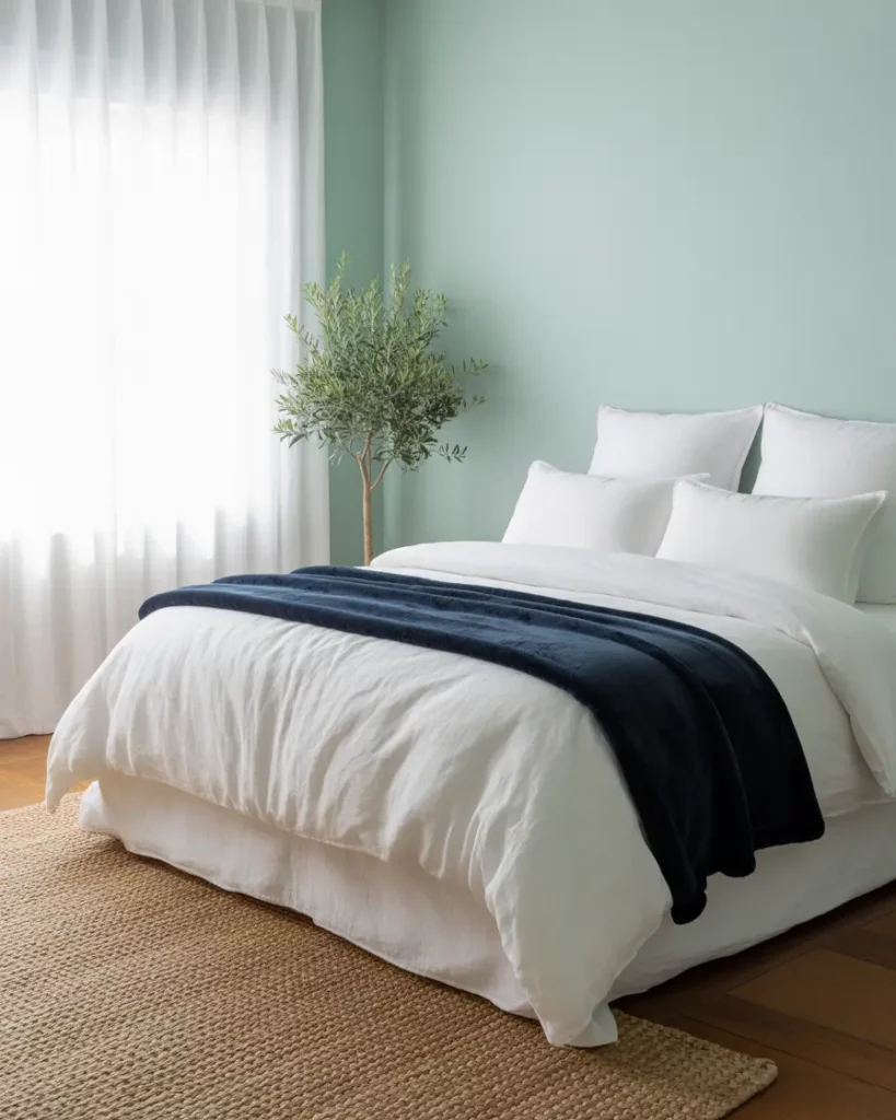 Coastal Calm With Seafoam and Navy