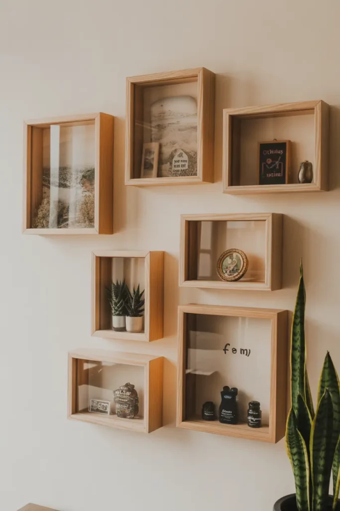 DIY Shadow Boxes to Display Keepsakes