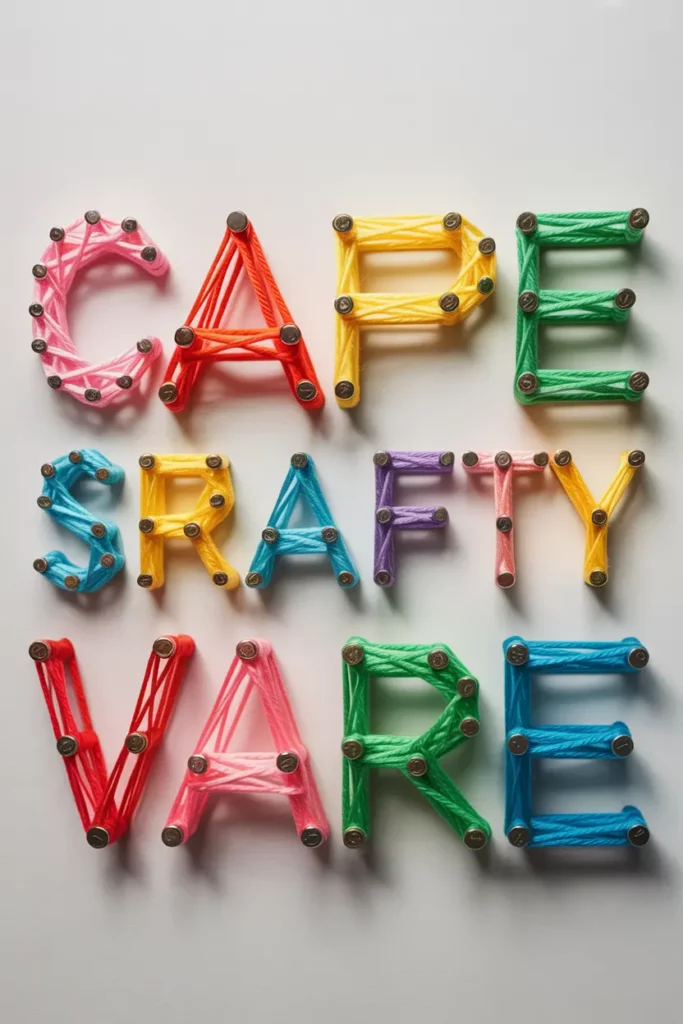 DIY String Art for a Personalized Touch