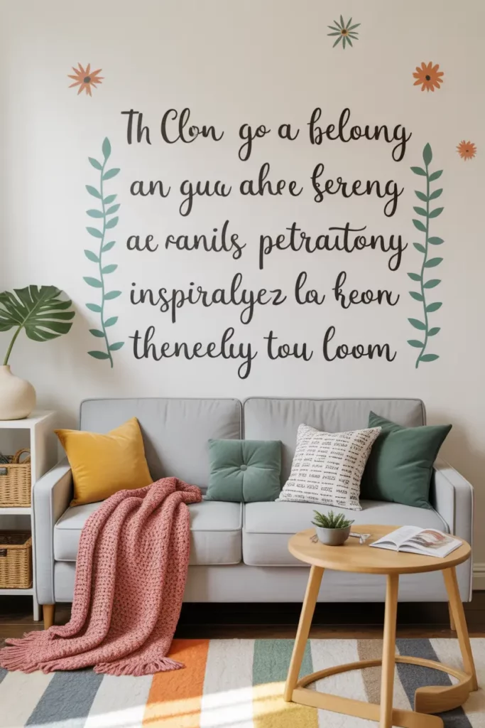 DIY Wall Decals for Quick Personality