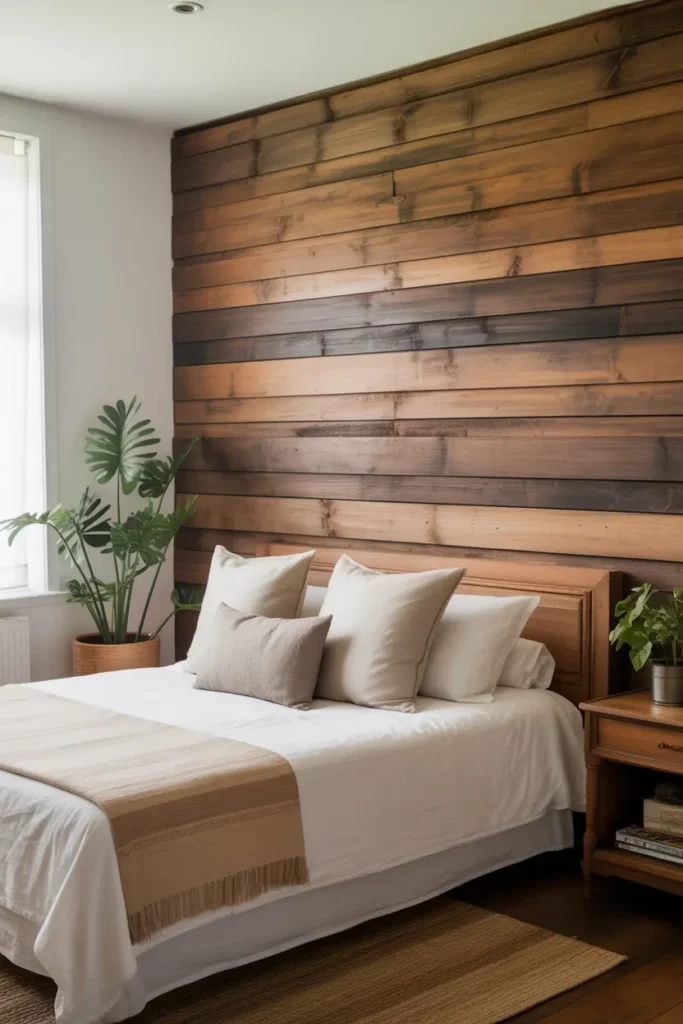 DIY Wooden Wall Paneling for Texture