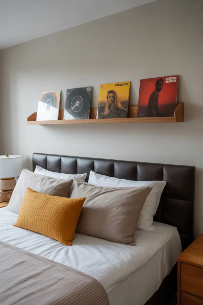 Floating Shelf of Favorite Albums