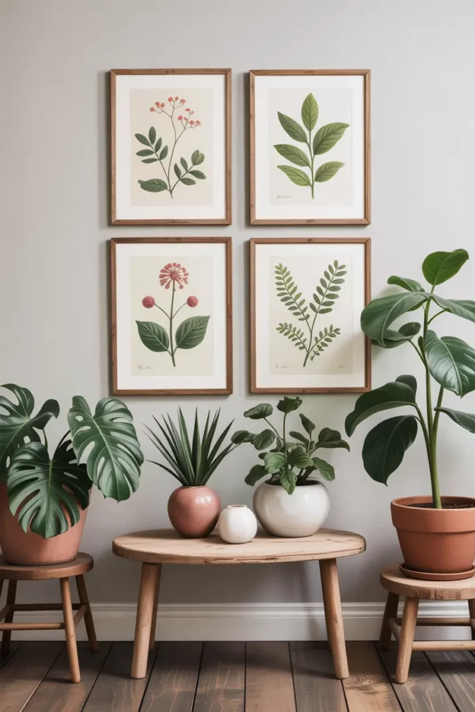 Framed Botanical Prints for a Fresh Feel