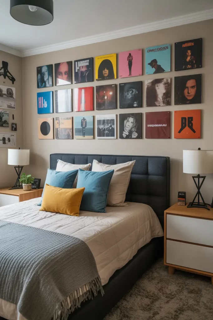 Kid’s Bedroom Album Wall