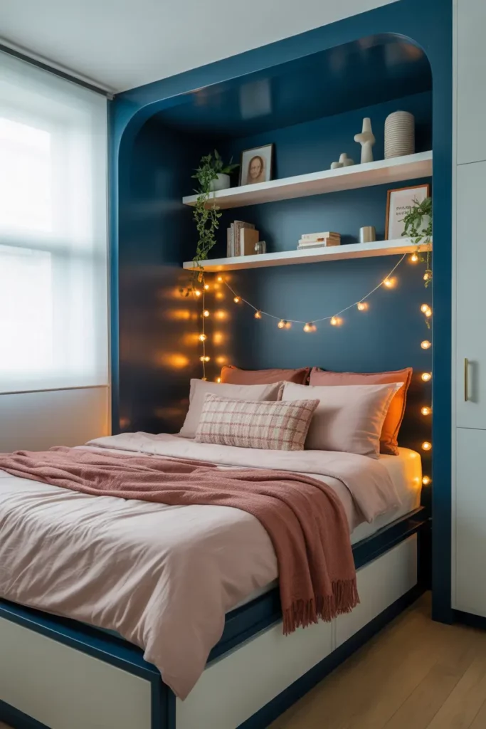 Navy Alcove Bed Nook