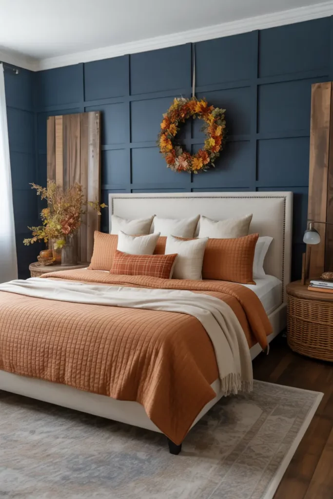 Navy and Burnt Orange for Fall Vibes