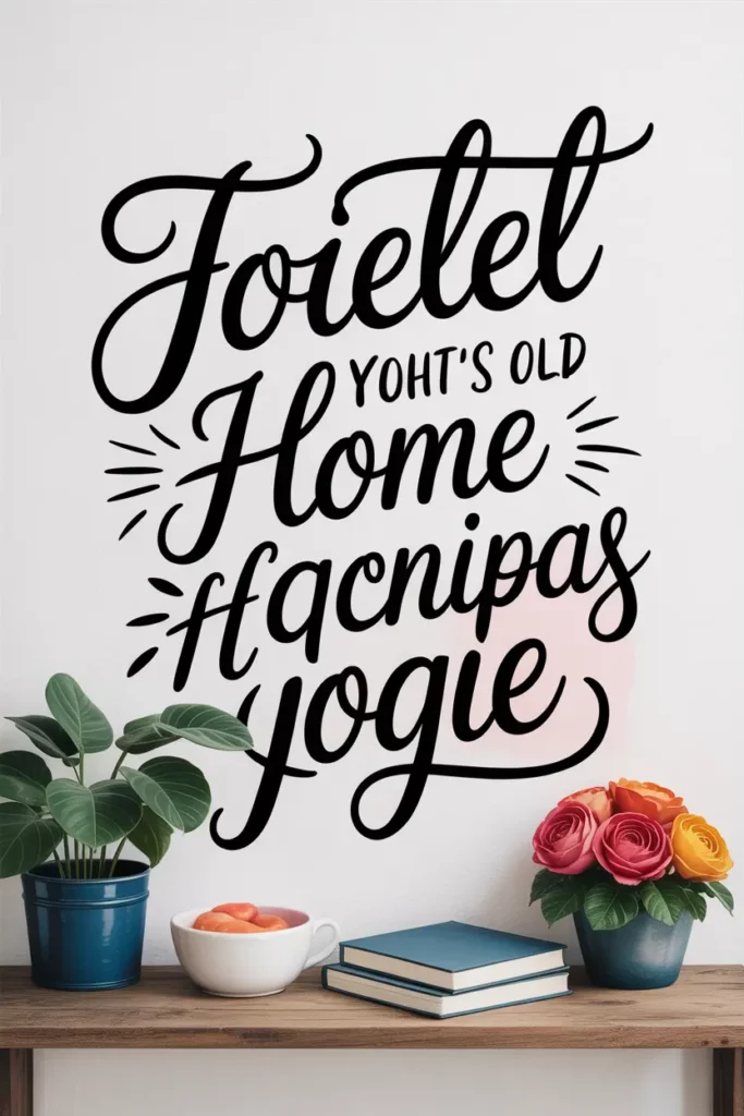 Painted Quote Wall for Daily Inspiration