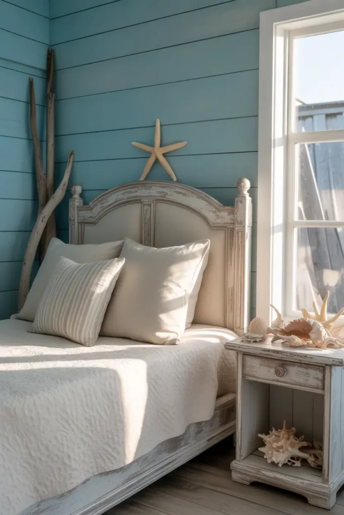 Powder Blue and White Coastal Vibes
